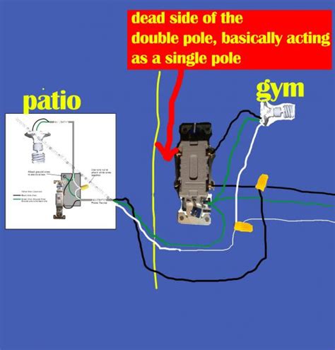 diagram light switch double pole wiring diagram mydiagramonline