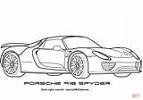 Porsche Coloring 918 Spyder Pages Car Drawing Tesla Line Auto Da Template Super Printable Supercar Colorare Bugatti Immagini Popular Cars sketch template