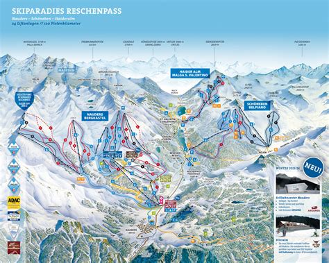 ski map nauders austria