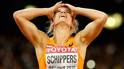 world track and field championships dafne schippers wins 200m in