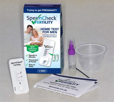 Spermcheck Fertility Home Test Kit Indicates Normal Or Low Sperm