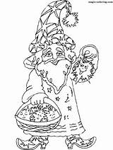 Coloring Pages Magician Fantasy Magic Wizard Animated Gifs Magicians Similar Coloringpages1001 sketch template