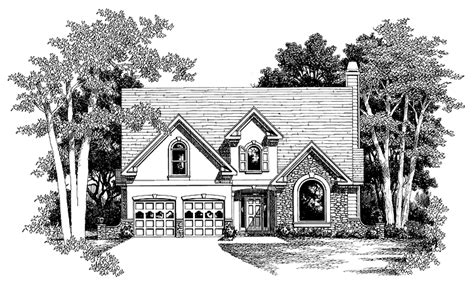 colonial style house plan  beds  baths  sqft plan   homeplanscom