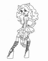 Clawdeen Zum Archivioclerici Propre Draculaura Claudine Ausmalen Frankie sketch template