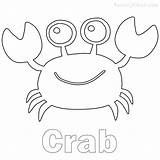 Crab Tean Justcolorr sketch template
