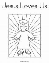 Jesus Coloring Loves Built California Usa sketch template