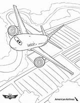 Coloring Planes Disney Airlines Pages American Southwest Plane United Movie Color Getdrawings Getcolorings Printable Template Kids sketch template