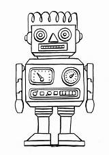 Coloring Pages Robot Robots Kids Clipartmag 보드 선택 sketch template
