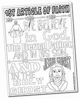 Faith Coloring Clipart Jesus Pages Lds St Articles Webstockreview Primary Choose Board sketch template