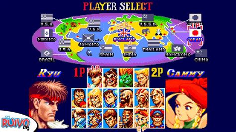 Super Street Fighter 2 Arcade Colors Mega Drive Youtube