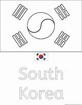 Coloring Flag Korea Korean Flags Country Drawing Pages South Library Colouring Codes Insertion Getdrawings Popular Qatar sketch template