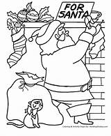 Christmas Eve Coloring Pages Sheets Santa Kids Sheet Honkingdonkey Cookies Meaning Children Fun These Great sketch template