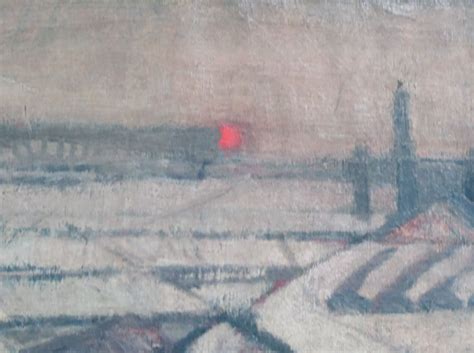een abstract schilderij van de belgische schilder albert de roover