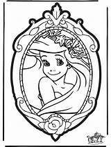 Disney Ariel Coloring Pages Princesses Kleurplaat Zeemeermin Princess Princesa Print Advertisement sketch template