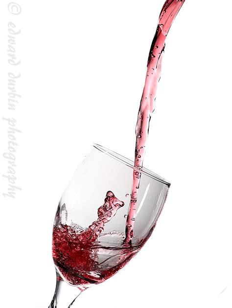 Water Splash In Wine Glass Still Life B W And Experimental In