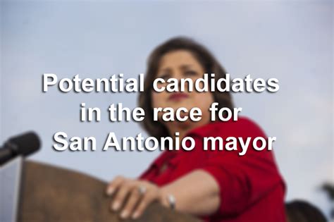 potential candidates in the race for san antonio mayor