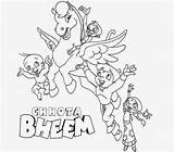 Chota Bheem Pogo Disney Cartoon Coloring Wallpaper Drawing Colour Wallpapers sketch template