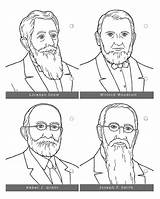 Coloring Joseph Smith Pages Netart Presidents sketch template