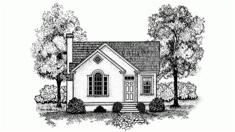 colonial style house plan  beds  baths  sqft plan     cottage house