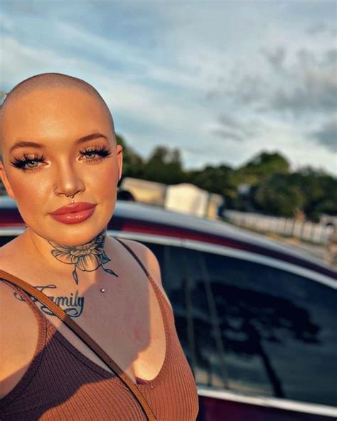 fierce women bald women shaved head golden hour balding femininity