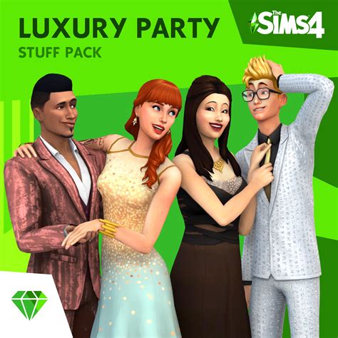 sims  luxury party stuff