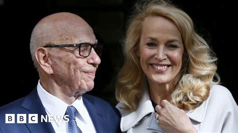 Rupert Murdoch And Jerry Hall Marry Bbc News