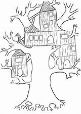 Pages Coloring Tree House Annie Getcolorings Jack Treehouse Color Template sketch template
