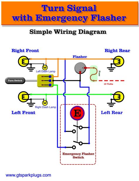 car flasher relay circuit diagram
