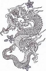 Dragon Chinese Tattoo Japanese Tattoos Drawing Drawings Sunshine Vamp Outline Designs Dragons Deviantart Stencil Traditional Draw Asian Sketch Oriental Clip sketch template