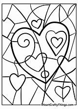 Hearts Iheartcraftythings sketch template