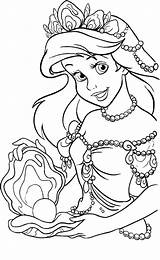 Ariel Sirene Sirenetta Sirenita Arielle Perla Ausmalen Pequena Sereia Princesse Kolorowanki Gigante Gratuitement Cartonionline Personaggi Cartoni Syrenka Meerjungfrau sketch template