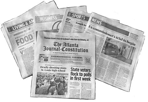 print newspapers  decline  relevant  southerner