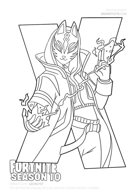 fortnite season  coloring pages png