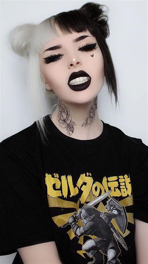By Mak Emo Girl Makeup Punk Makeup Gothic Makeup Edgy Makeup Punk