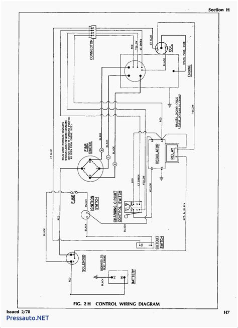 circuit diagram   ezgo motors