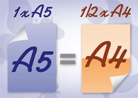 a5 a4 difference between a4 and a5 paper sizes