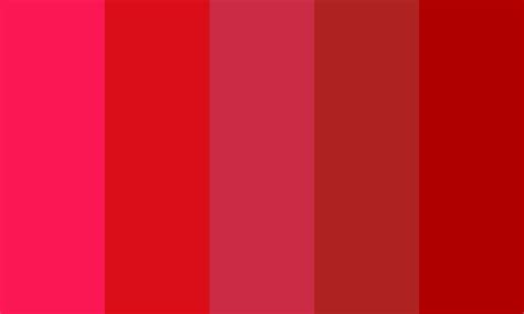 cherry red color palette html colors