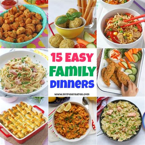 easy family dinner recipes  fussy eater easy family recipes