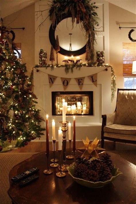 adorable indoor rustic christmas decor ideas digsdigs