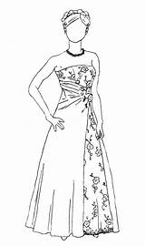 Wedding Dresses Sketch Drawing Prom Dress Nightmare Ball Short Gowns Gown Drawings Veil Sketches Coloring Alterations Easy Fashion Skirt Getdrawings sketch template