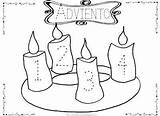 Adviento Fichas Velas Infantil Catequesis Catequese 2ano Papelitos Colocaremos Verdes Clases Reli sketch template