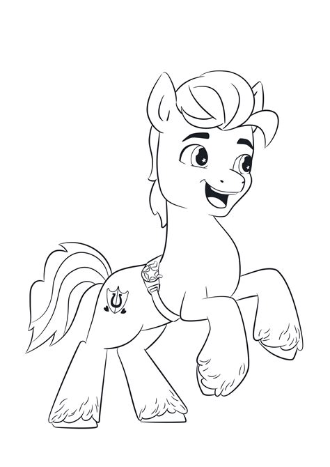 young   pony coloring pages