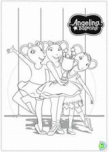 Coloring Ballerina Angelina Pages Printable Print Christmas Colouring Dinokids Everfreecoloring Close Getcolorings Comments Books sketch template