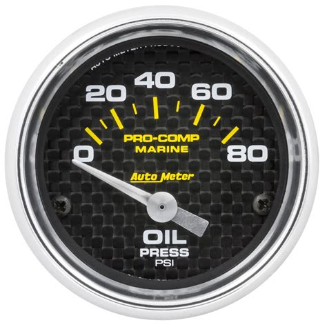 auto meter marine   autometer pro comp marine carbon fiber analog gauges summit racing