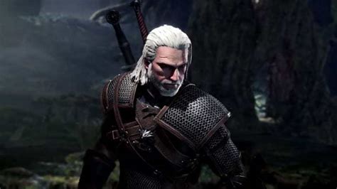 The Witcher 3 S Geralt Enters Monster Hunter World Nerd