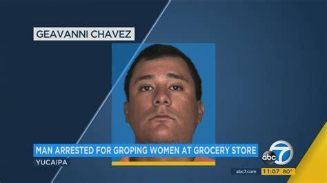 man arrested for groping women at yucaipa stater bros
