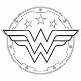 Logo Wonder Woman Coloring Pages Template Shield Drawing Clipart Symbol Clip Wonderwoman Font Printable Cliparts Vector Super Stencil Color Logos sketch template
