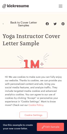 yoga teacher cover letter  guides examples