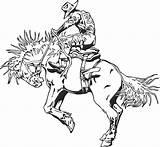 Western Cowboy Line Riding Rodeo Vector Bronco Sticker Rider Stickers 3axis Decals Car Vectors sketch template