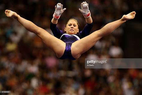 shawn johnson competes   uneven bars  day